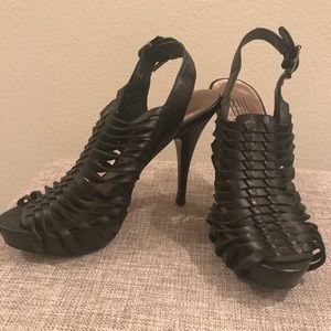 Strappy Black Sandals
